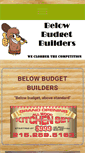 Mobile Screenshot of belowbudgetbuilders.com